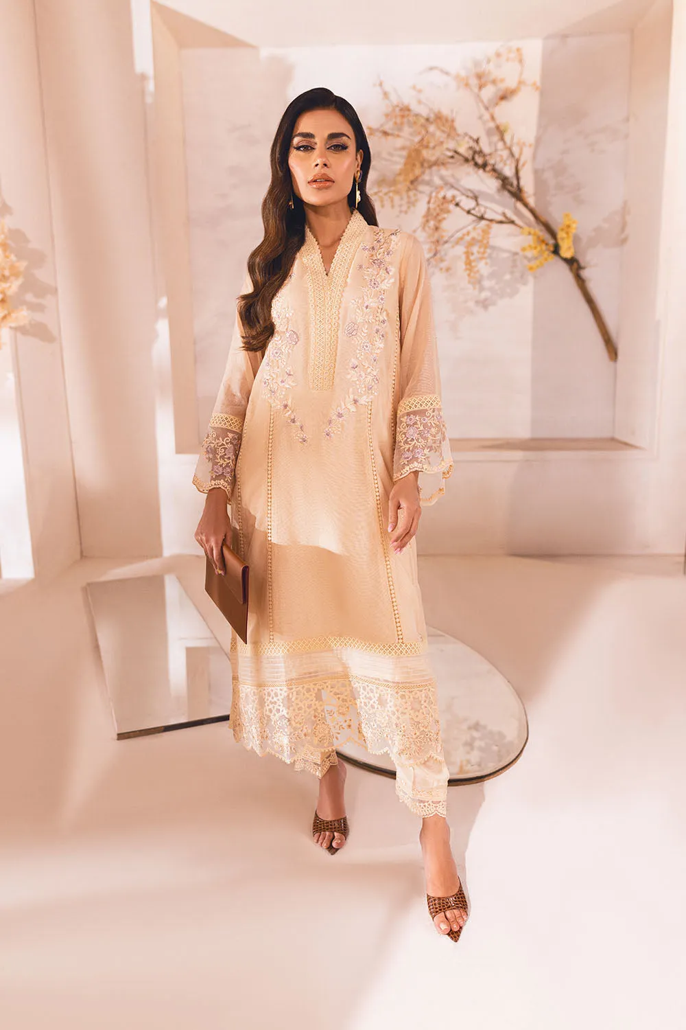 Morning Haze |  Azure Ensembles Chiffon 3PCS 2023