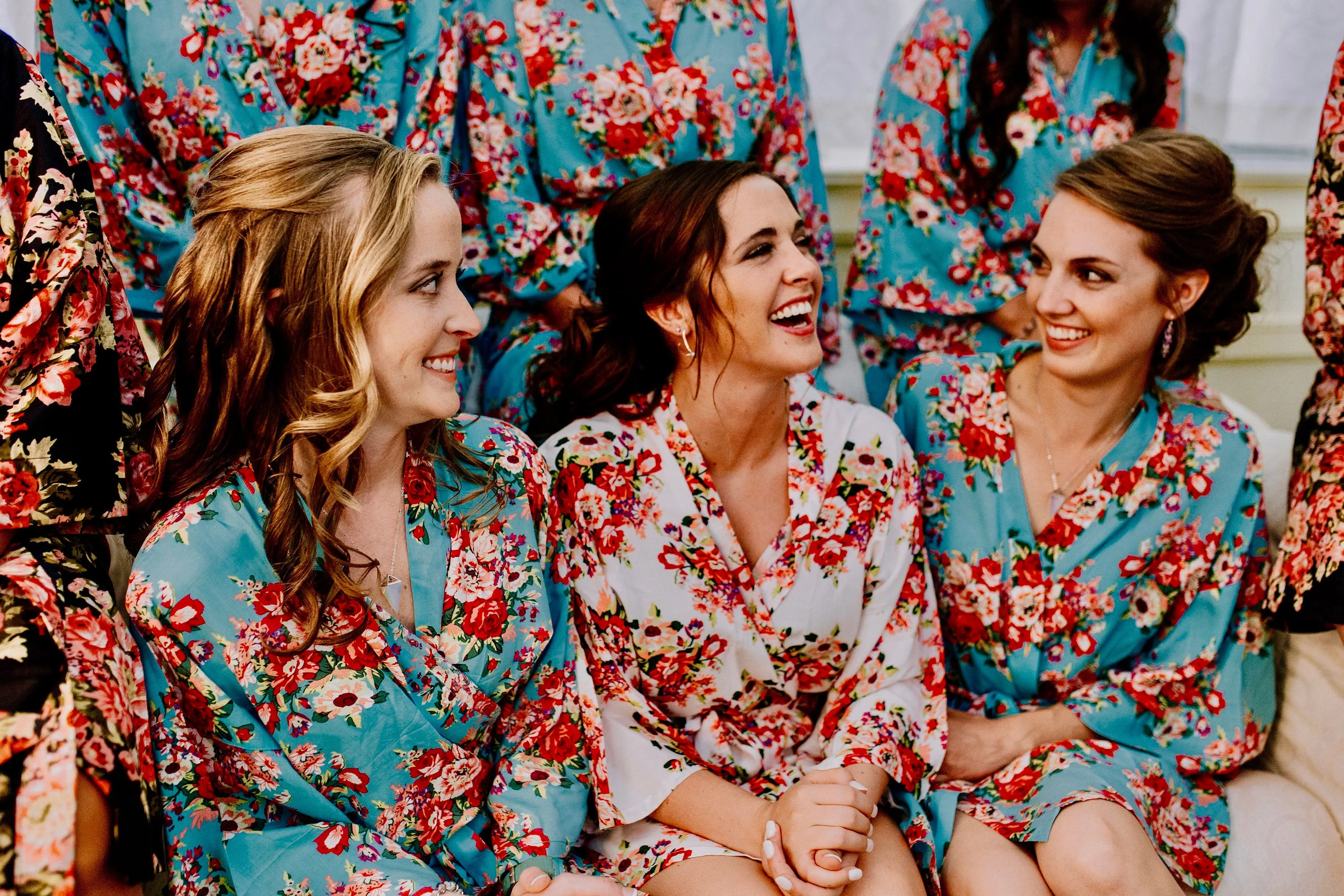 Mother of the Bride Gift, Mother of the Groom Gift, Bridesmaid Gift, Bridal Party Gift, Floral Robes, Flower Girl Gift,Bridesmaid Robes Set