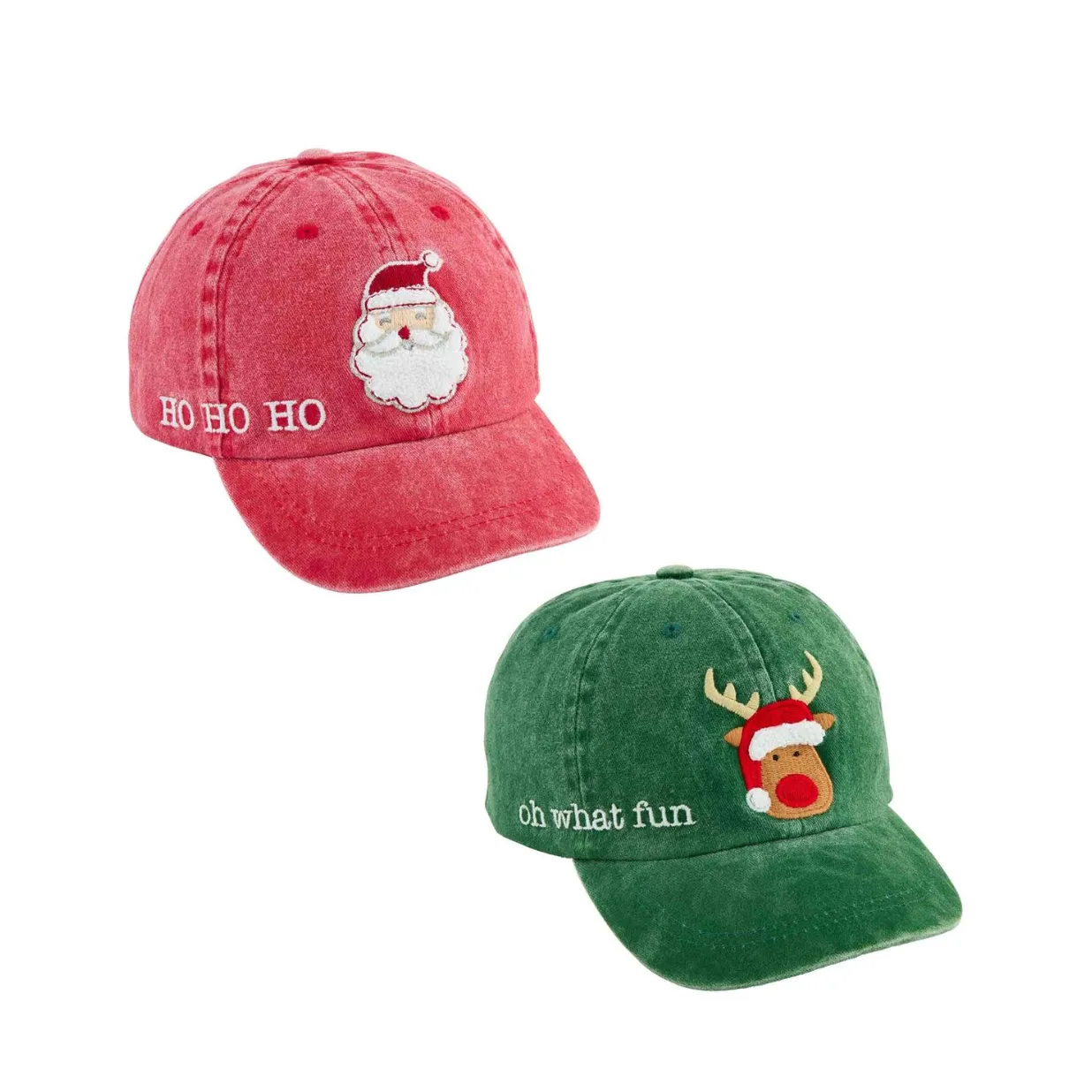 Mud Pie Christmas Baseball Hat