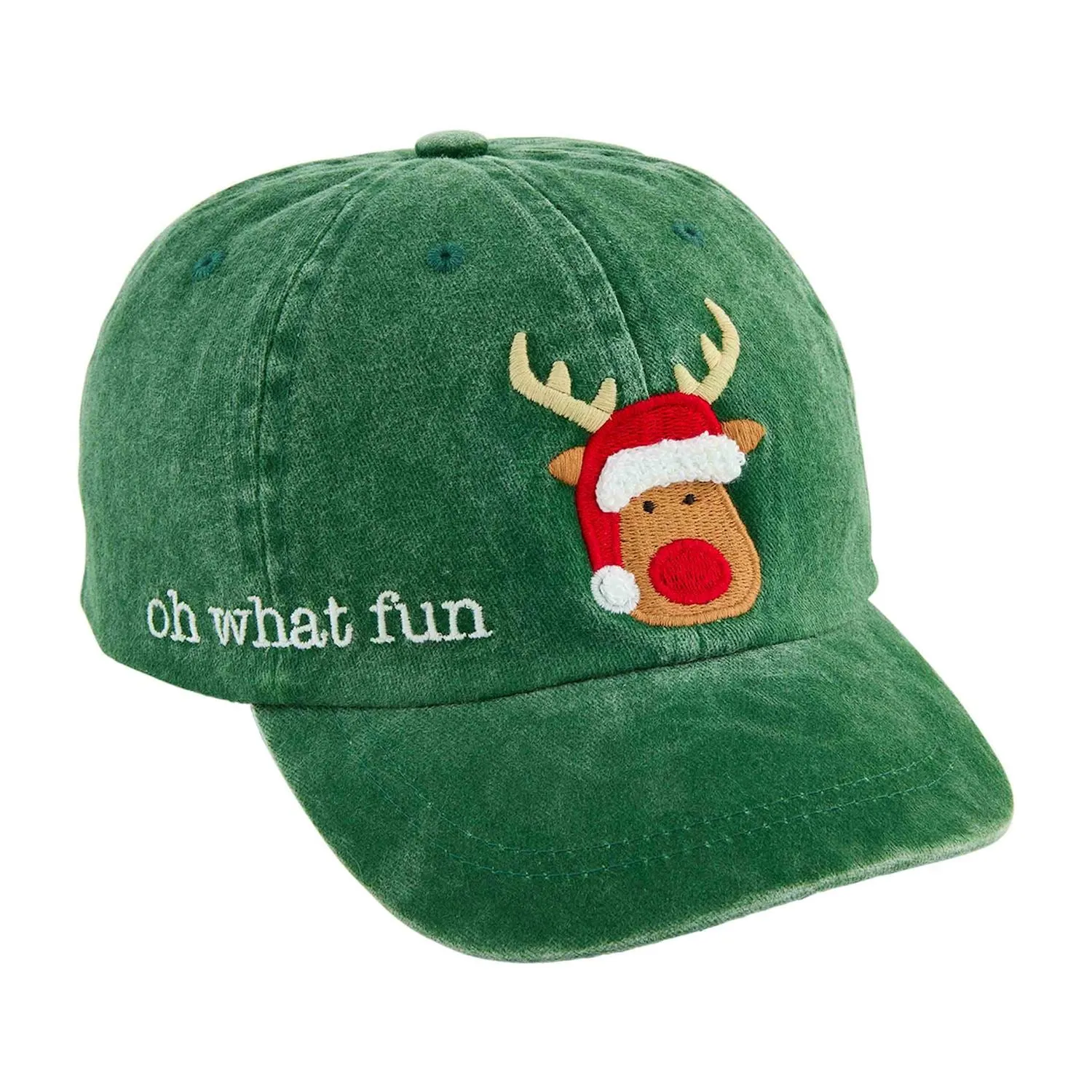Mud Pie Christmas Baseball Hat