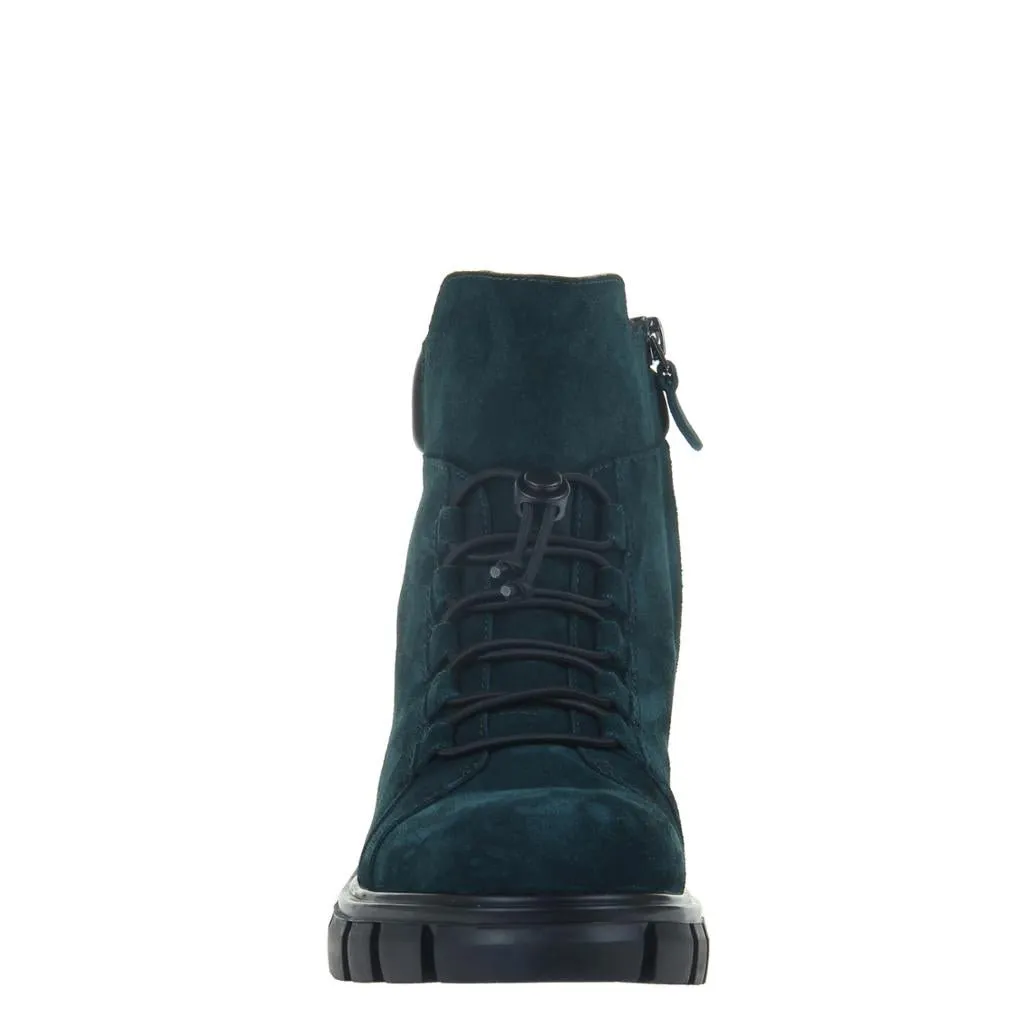 NAKED FEET: Militant in FOREST Ankle Boots