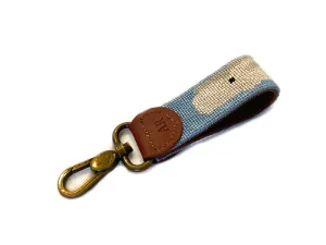NANTUCKET WHALE NEEDLEPOINT KEY FOB™