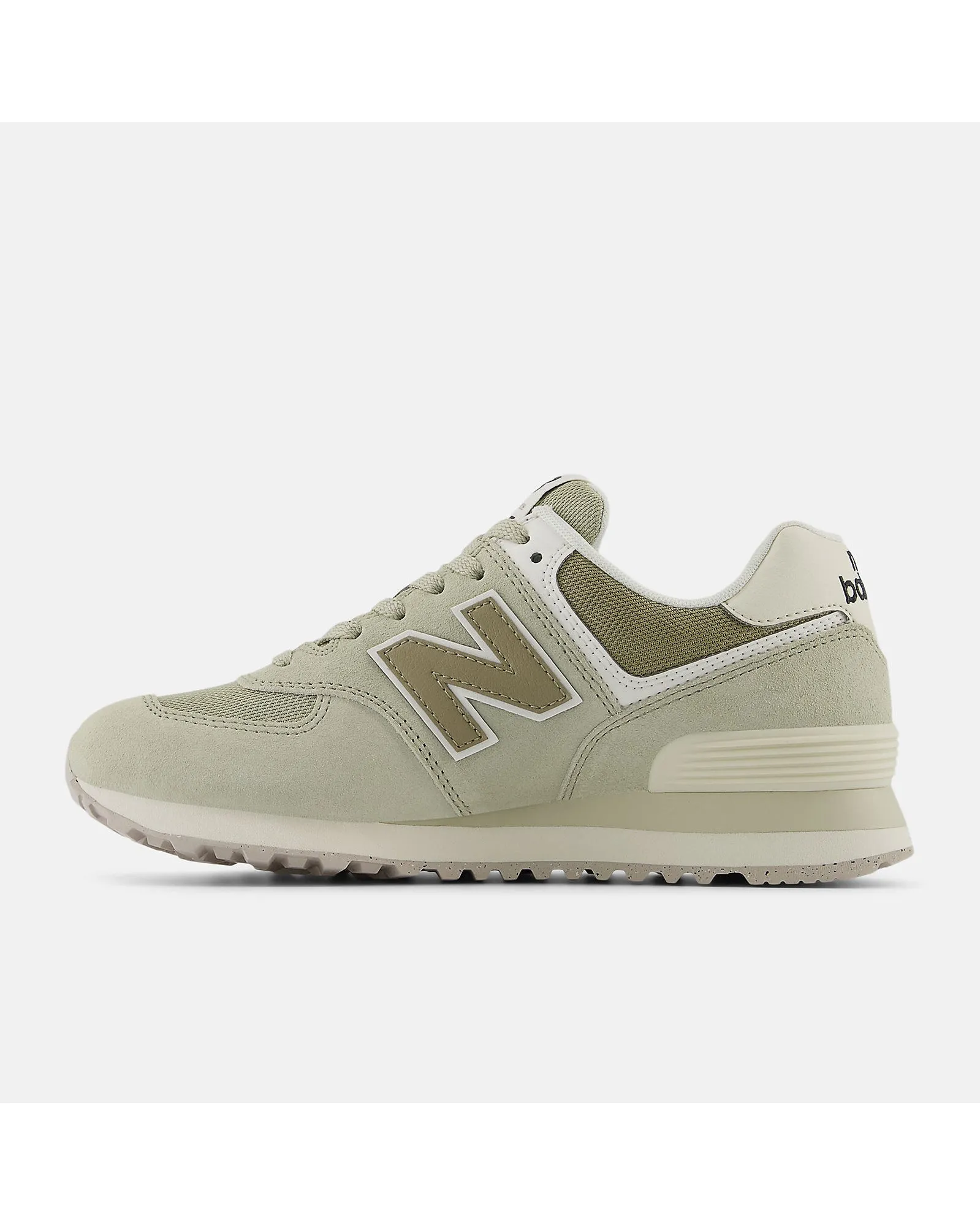 New Balance 574 Sneaker - Olivine with Dark Stoneware and Turtledove