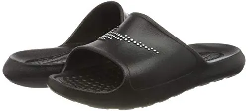 Nike Women's W Victori One Shwer Slide White Black Gymnastics Shoe (CZ7836-001), 5.5 UK (7.5 US)