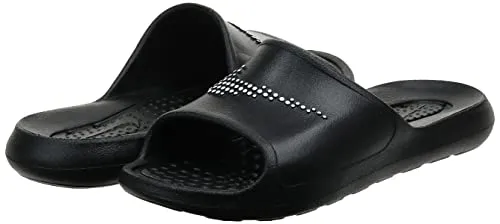 Nike Women's W Victori One Shwer Slide White Black Gymnastics Shoe (CZ7836-001), 5.5 UK (7.5 US)