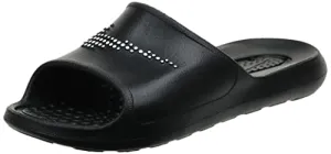 Nike Women's W Victori One Shwer Slide White Black Gymnastics Shoe (CZ7836-001), 5.5 UK (7.5 US)
