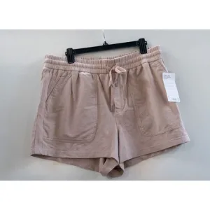 NWT Athleta Farallon Short Moca Tan Lounge Leisure Pull On Elastic Waist Size 18