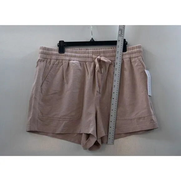 NWT Athleta Farallon Short Moca Tan Lounge Leisure Pull On Elastic Waist Size 18