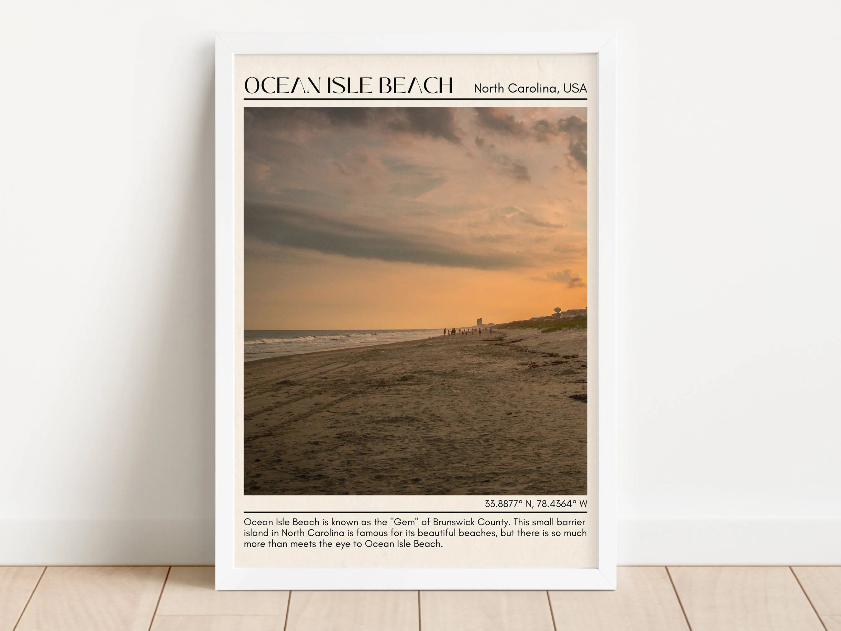 Ocean Isle Beach Wall Canvas, USA