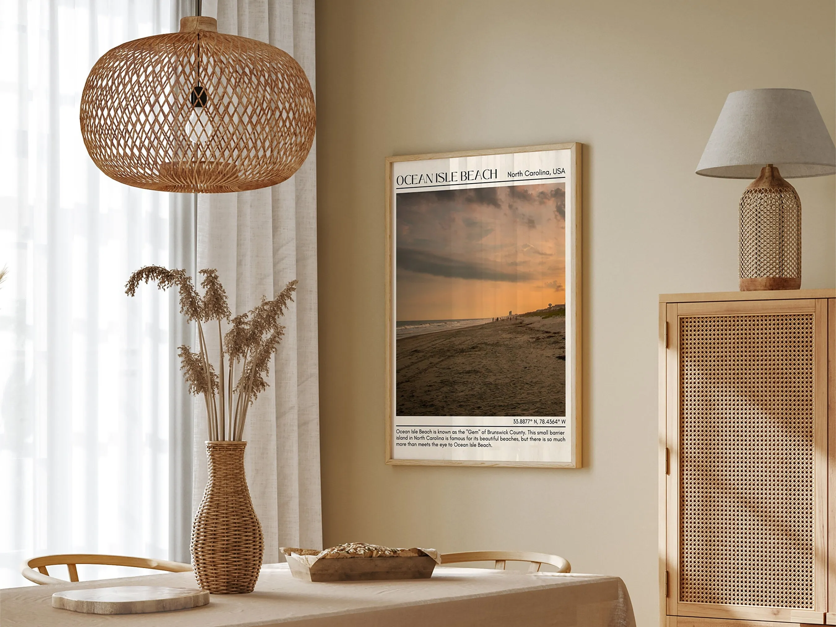 Ocean Isle Beach Wall Canvas, USA