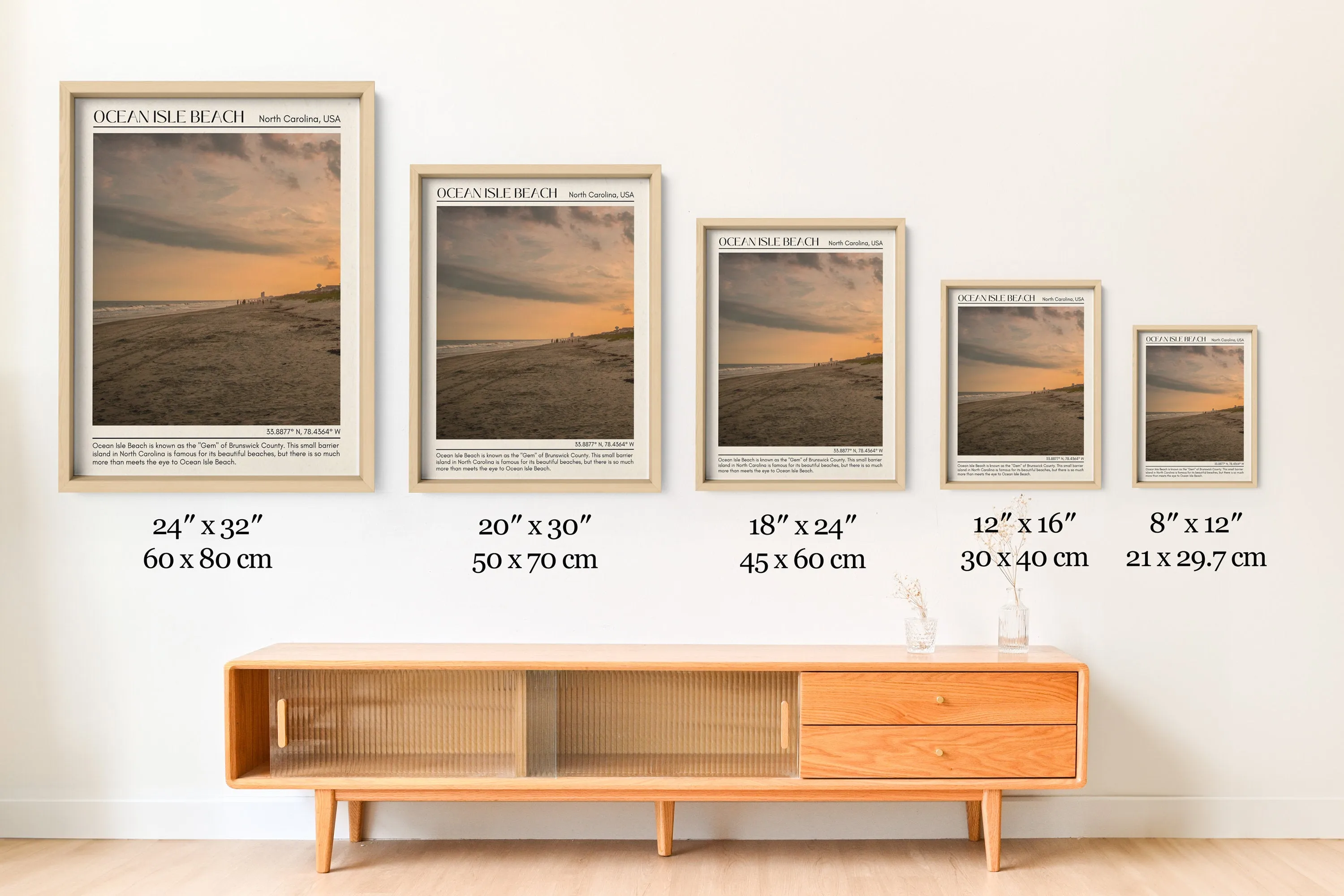 Ocean Isle Beach Wall Canvas, USA