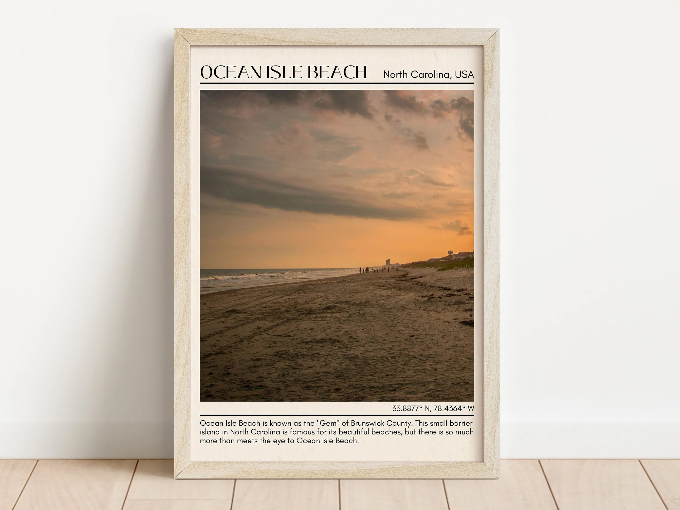 Ocean Isle Beach Wall Canvas, USA