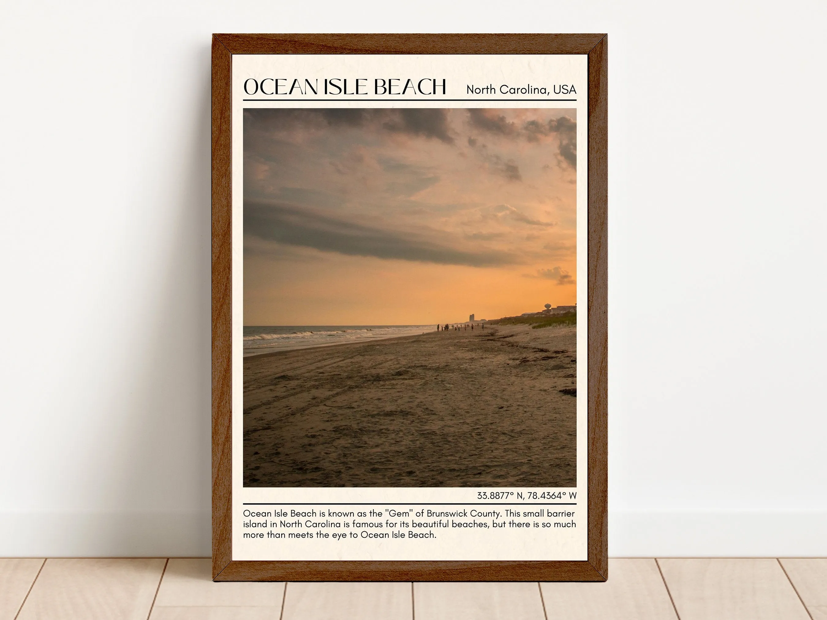 Ocean Isle Beach Wall Canvas, USA