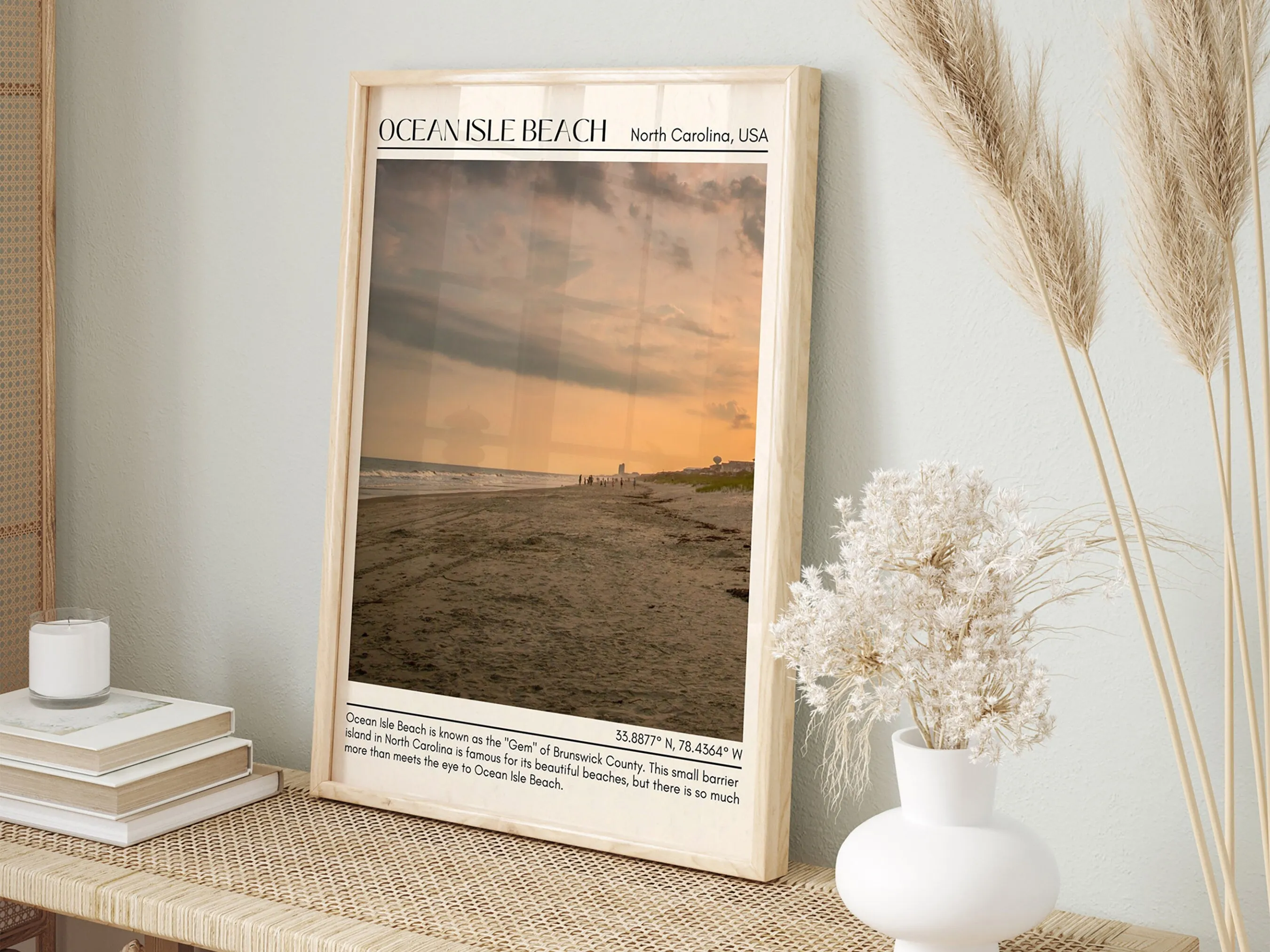 Ocean Isle Beach Wall Canvas, USA