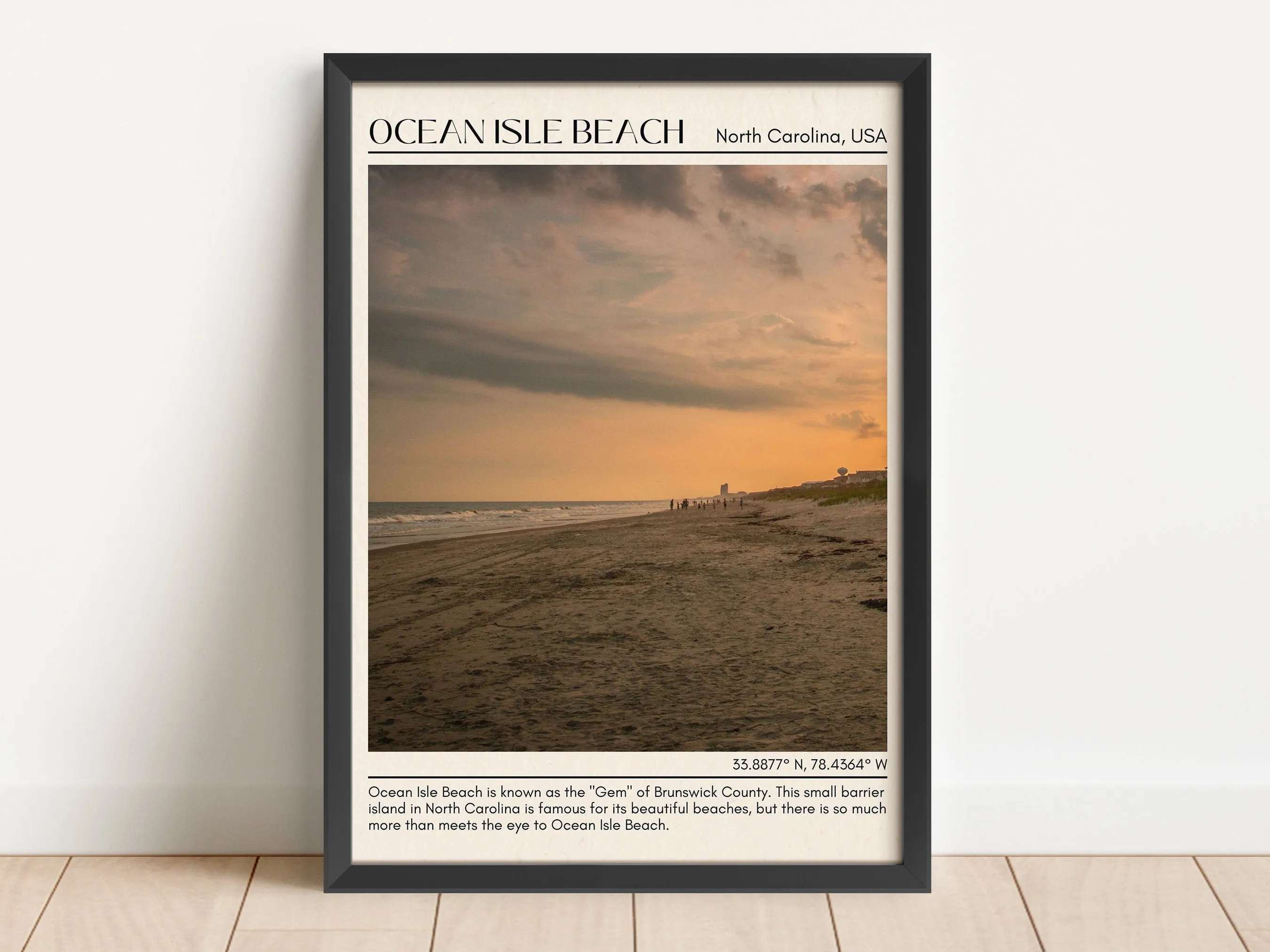 Ocean Isle Beach Wall Canvas, USA
