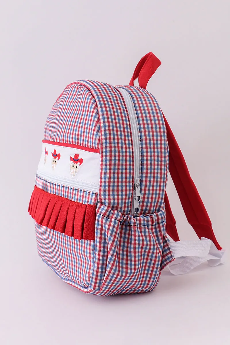 Ole Miss embroidery girl schoolbag
