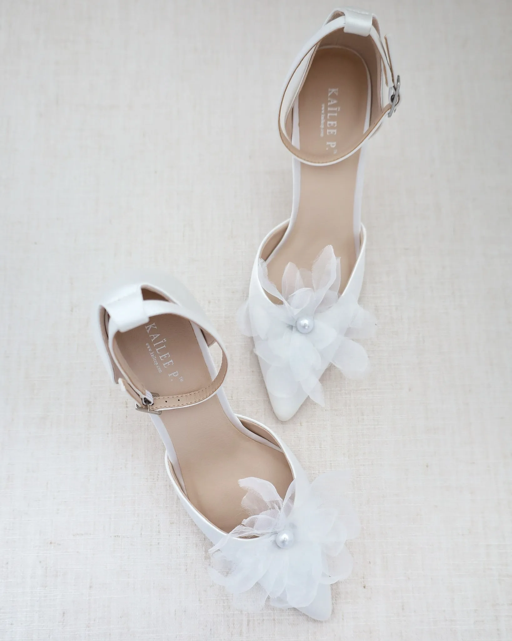 Ophelia Flower Shoe Clip with Pearl
