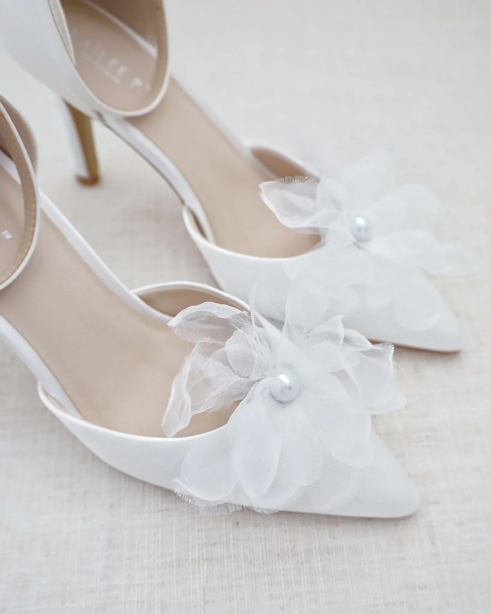Ophelia Flower Shoe Clip with Pearl