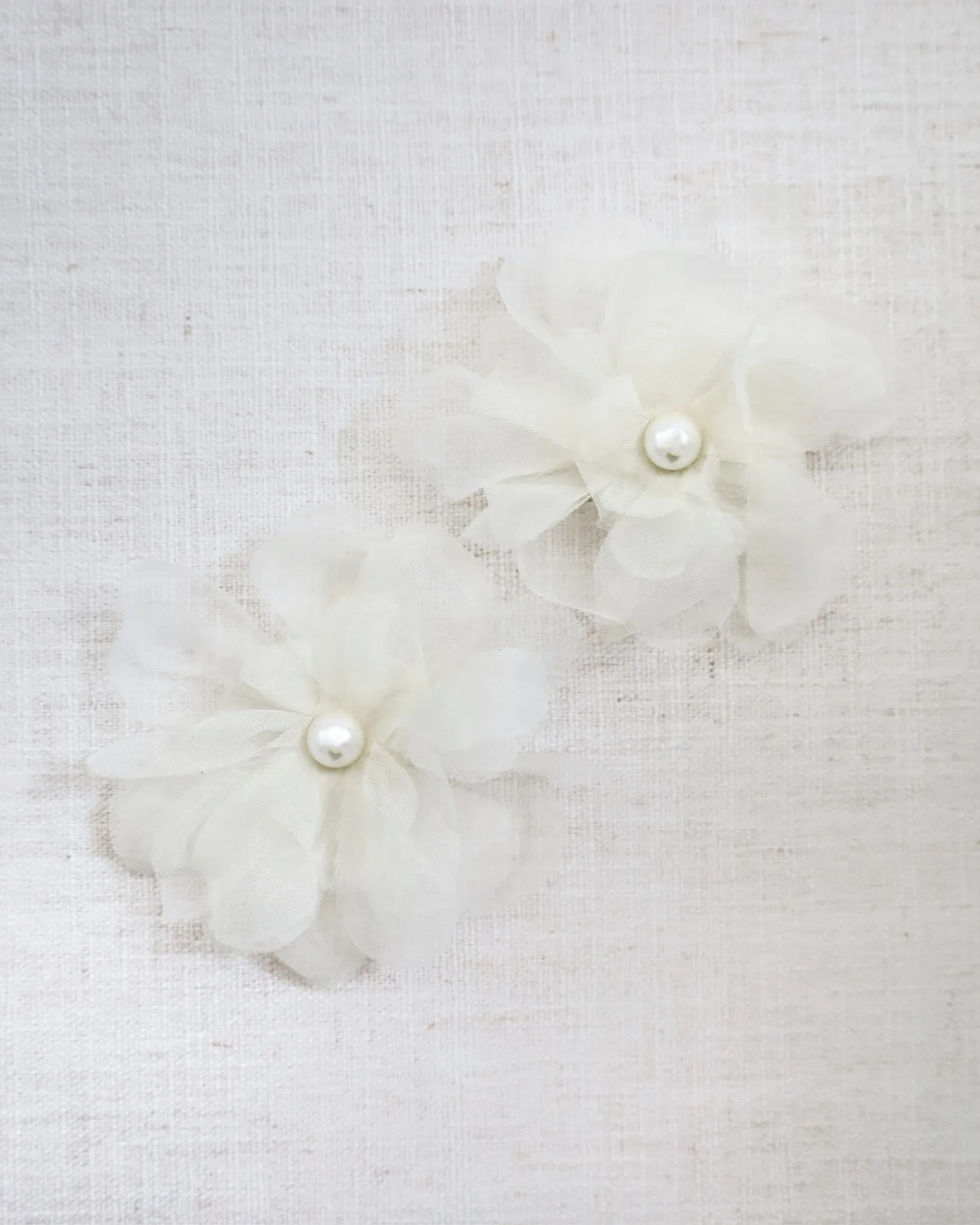 Ophelia Flower Shoe Clip with Pearl