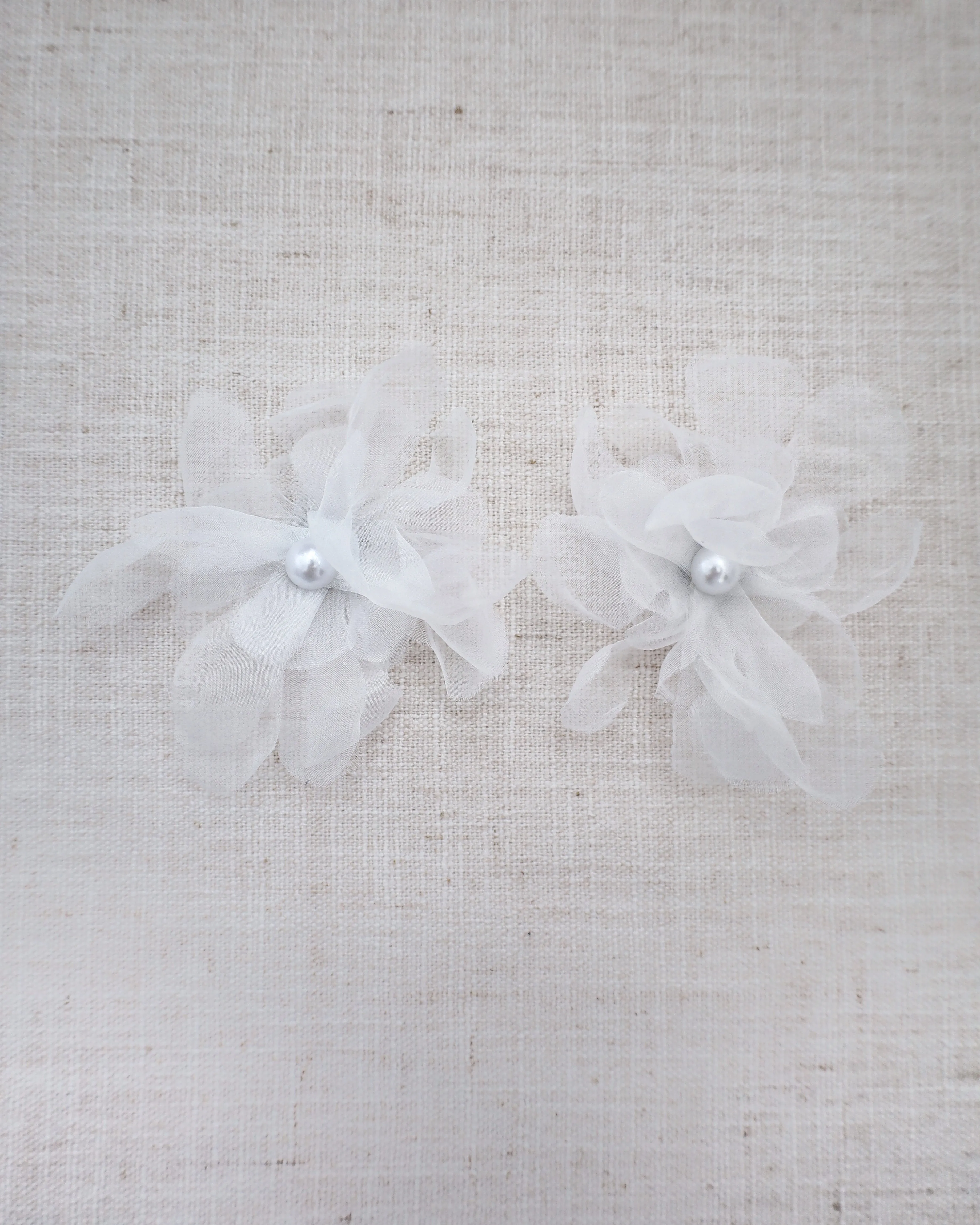 Ophelia Flower Shoe Clip with Pearl