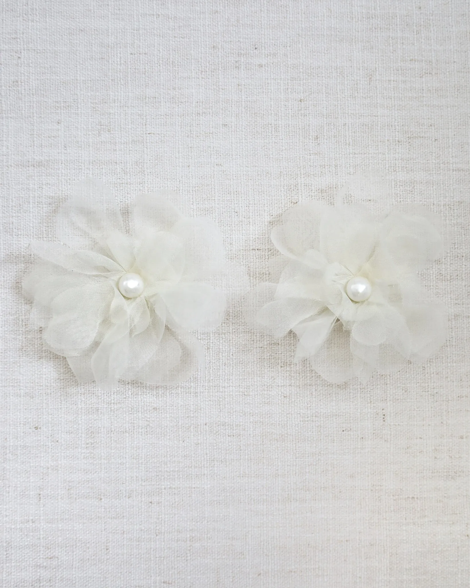 Ophelia Flower Shoe Clip with Pearl