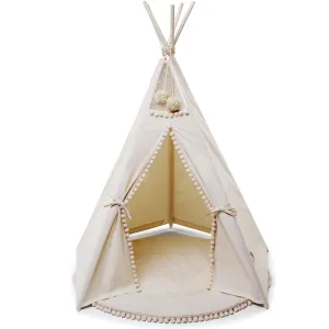 Original Play Tent With Pompoms