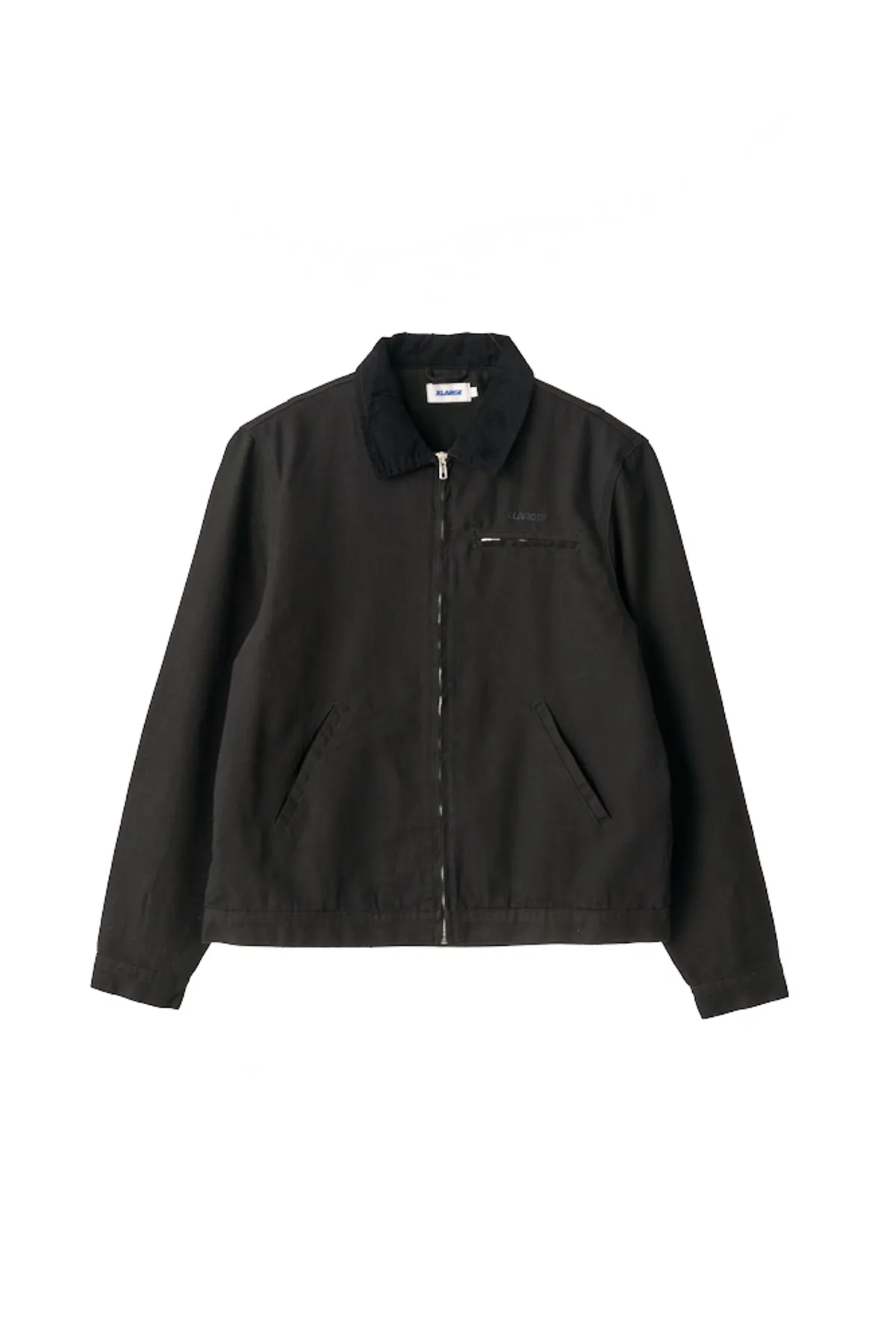 OVERDYED CANVAS JACKET - Black