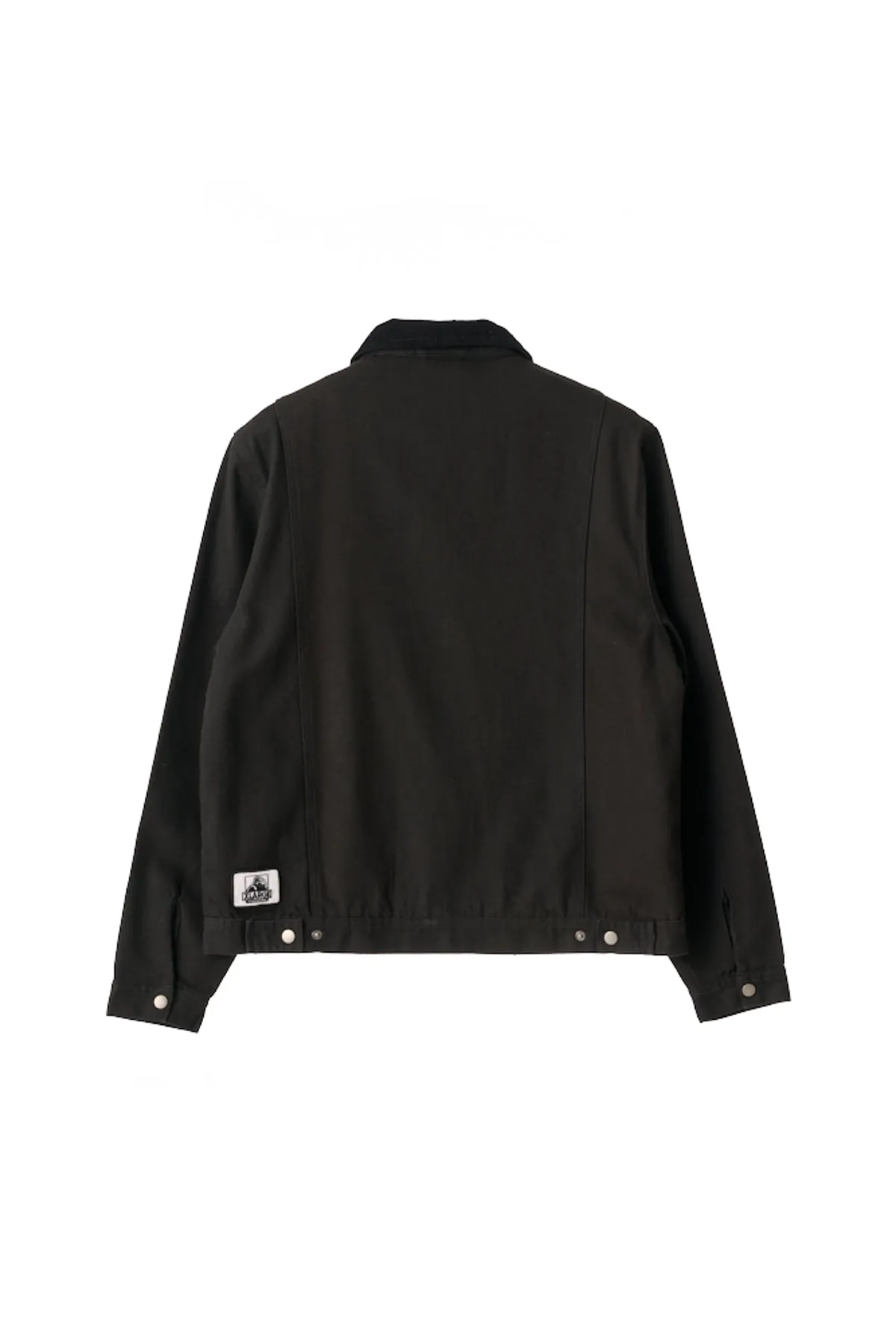 OVERDYED CANVAS JACKET - Black