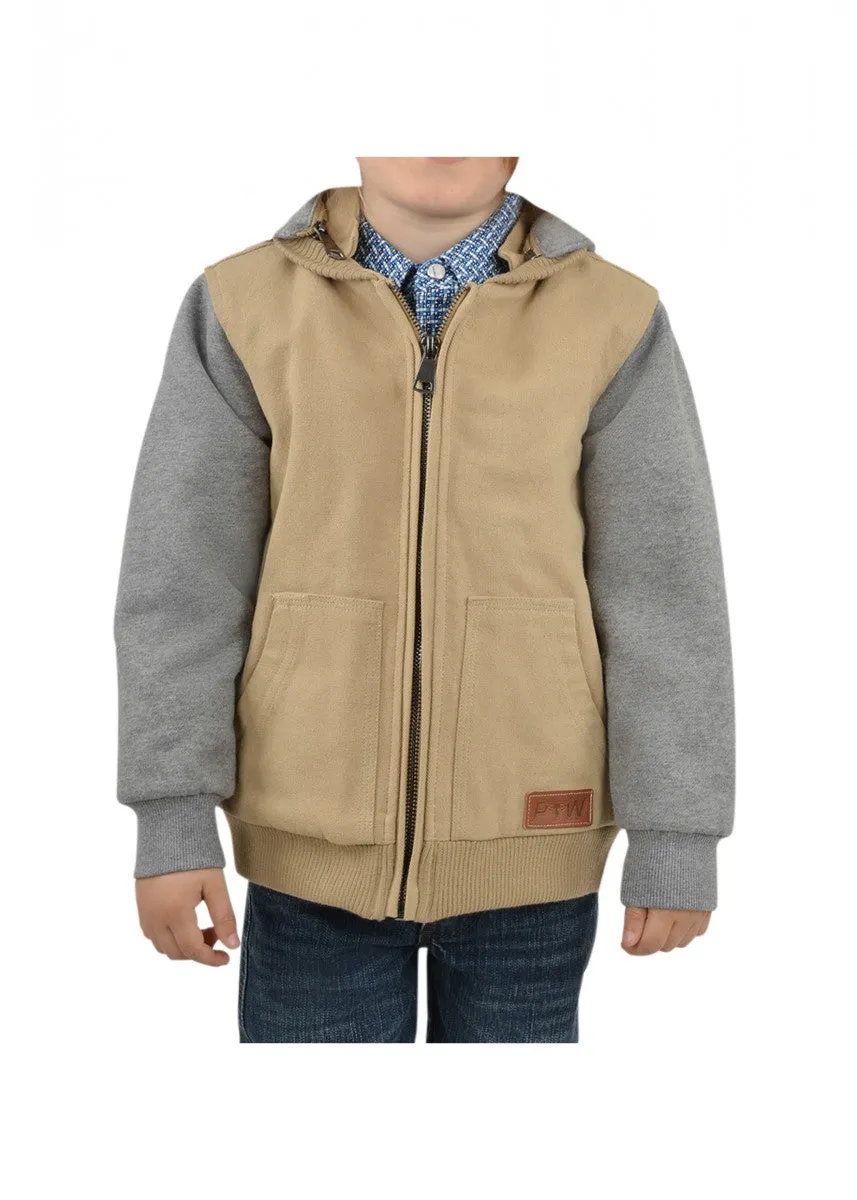 P2W3701527 Pure Western Boys Lewis Bomber Jacket