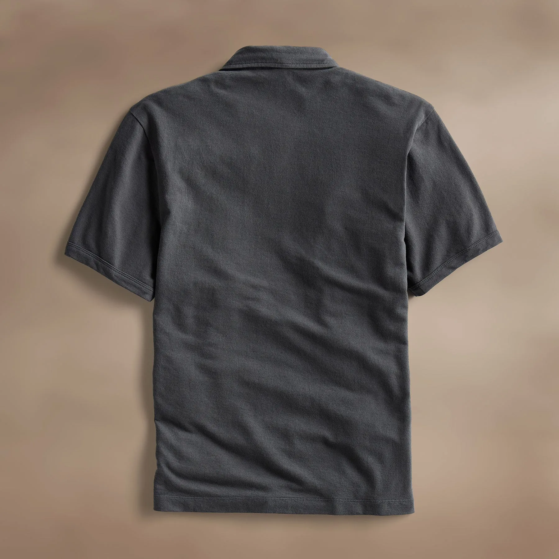 Palm Tree Embroidered Polo - Magma/Black