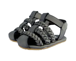 Pam Sandals | Blue Stone Leather