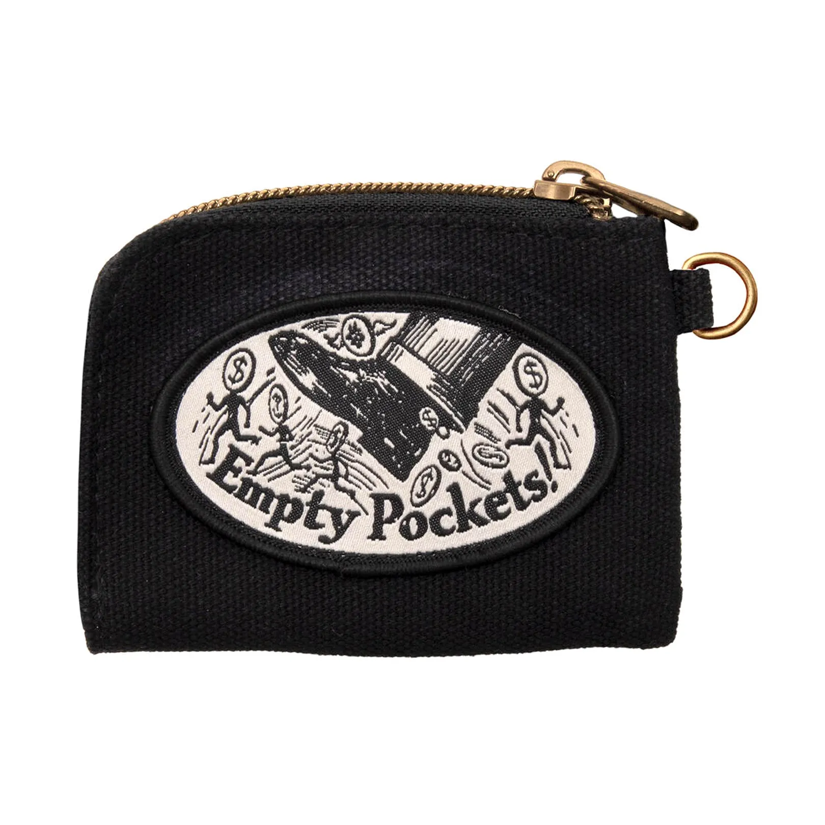 Passport Empty Pockets Coin Pouch Black