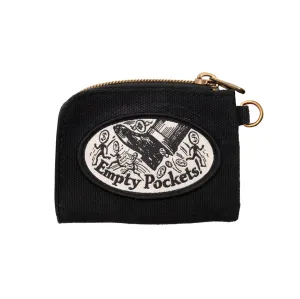 PASSPORT EMPTY POCKETS COIN POUCH - BLACK