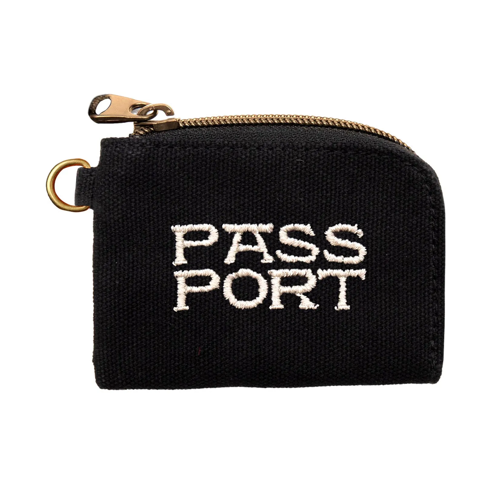 Passport Empty Pockets Coin Pouch Black