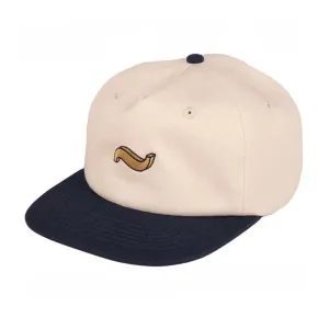 Passport Tilde 5-Panel Cap Off White/Navy