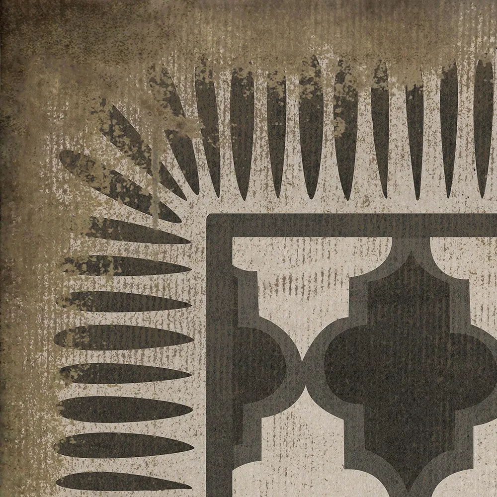 Pattern 10 "Open Sesame" Vinyl Floorcloth - Spicher & Co.