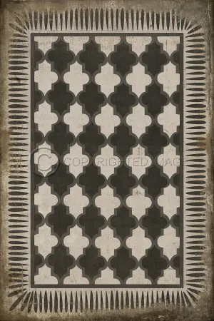 Pattern 10 "Open Sesame" Vinyl Floorcloth - Spicher & Co.