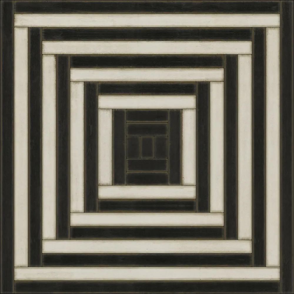 Pattern 18 "The Emperor" Vinyl Floorcloth - Spicher & Co.
