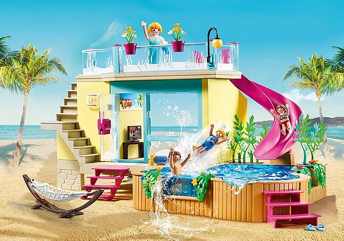 Playmobil Bungalow with Pool