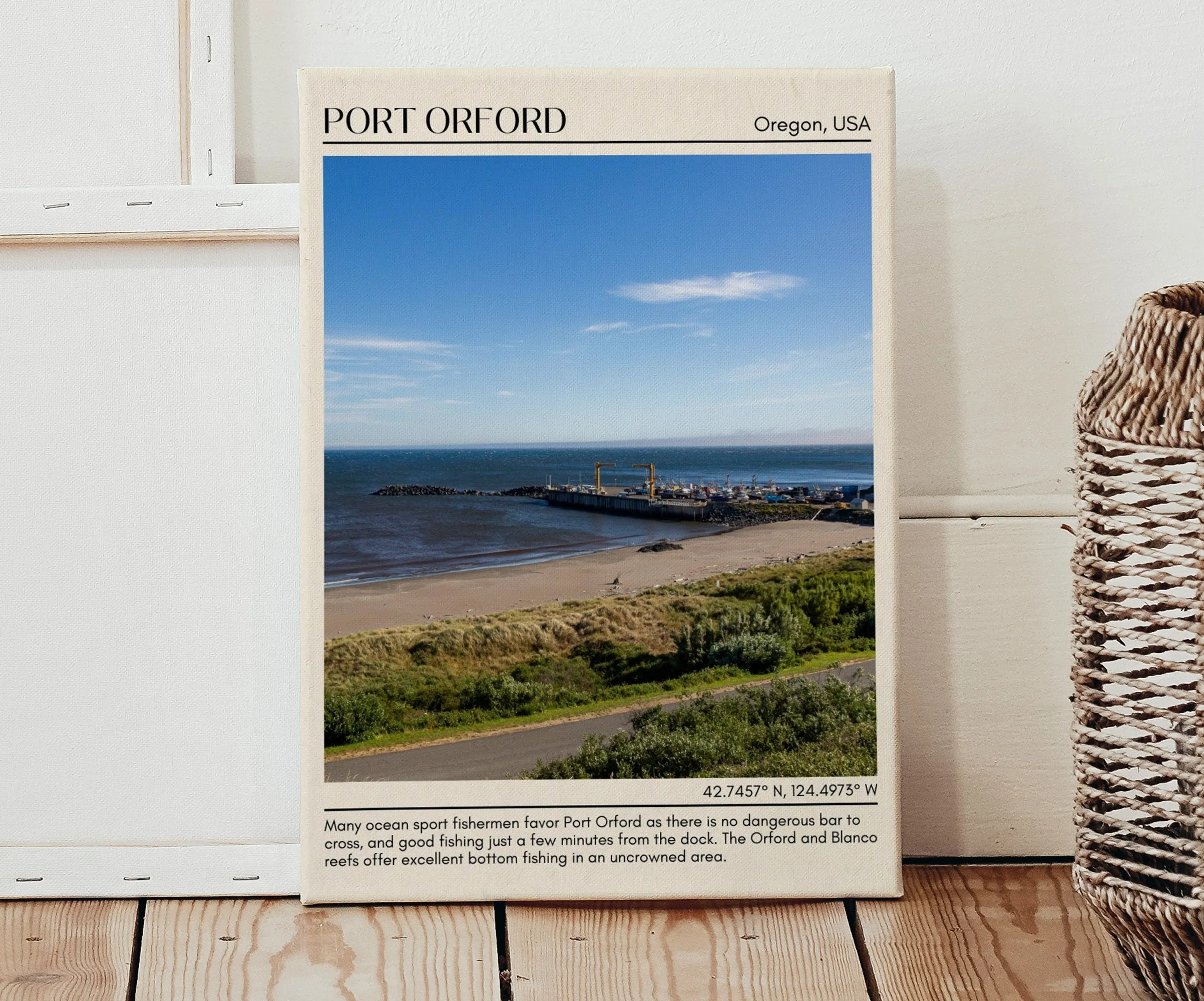 Port Orford Wall Canvas, USA