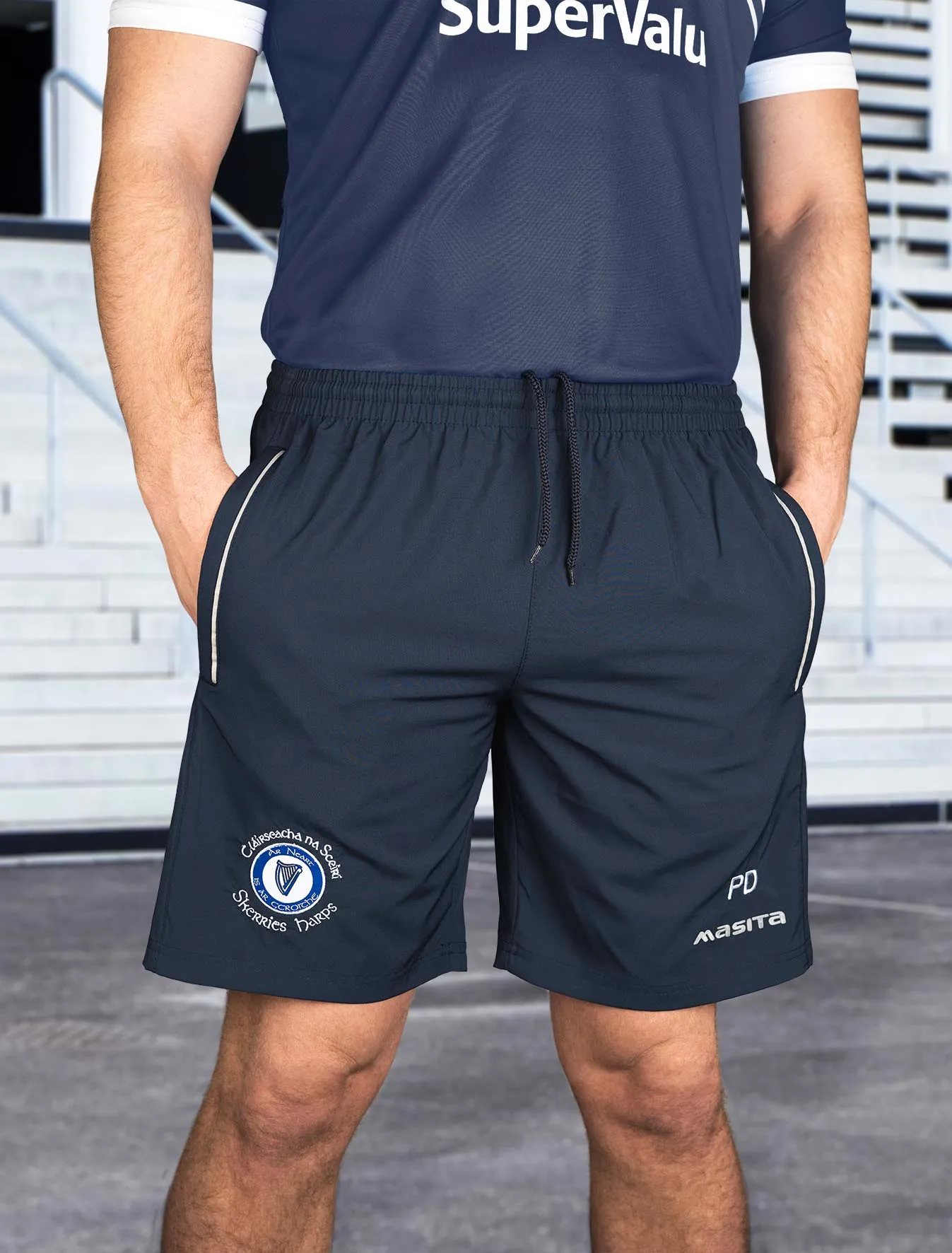 Premium Leisure Short Navy/Silver