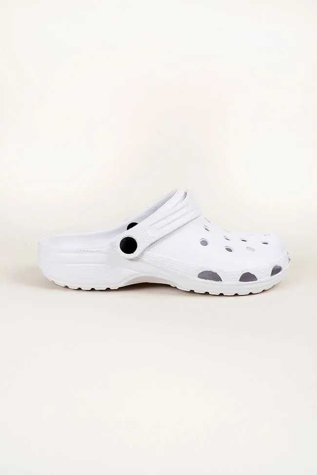 Products Connor Men White Clogs