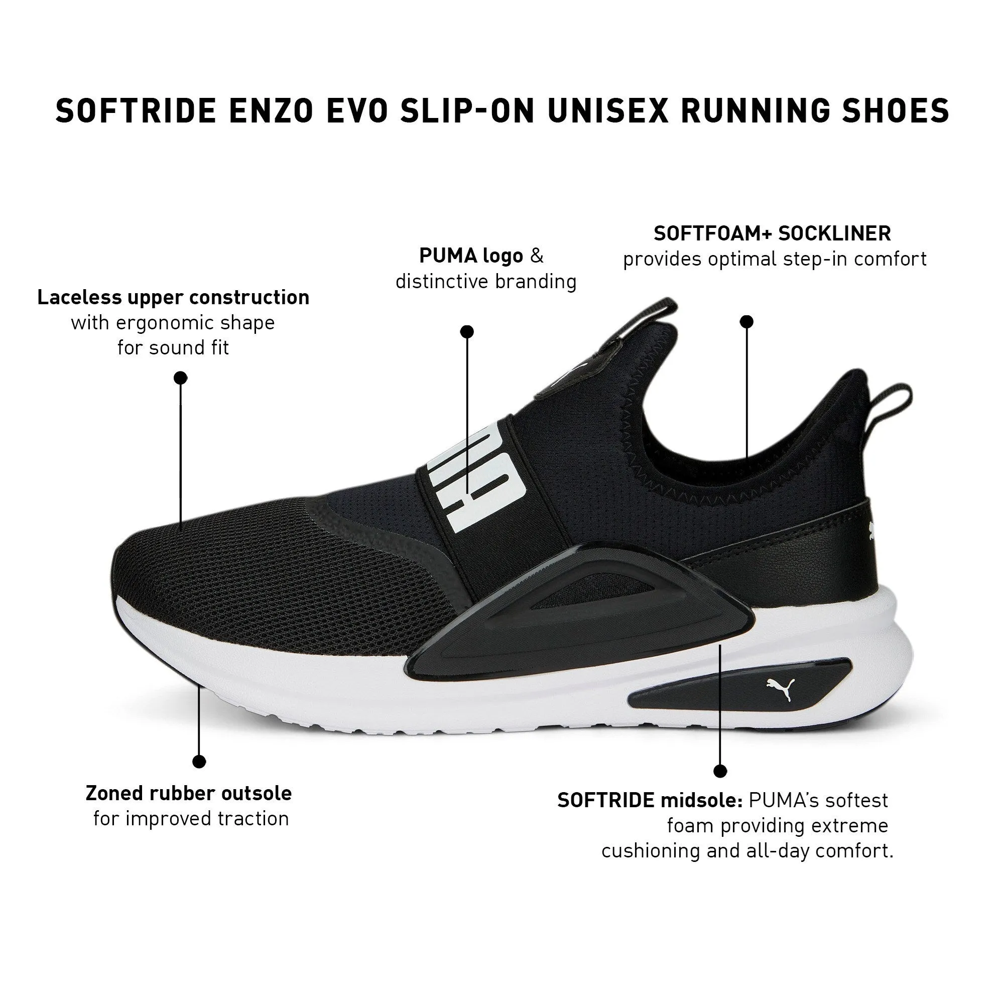 Puma Mens Softride Enzo Evo Slip on