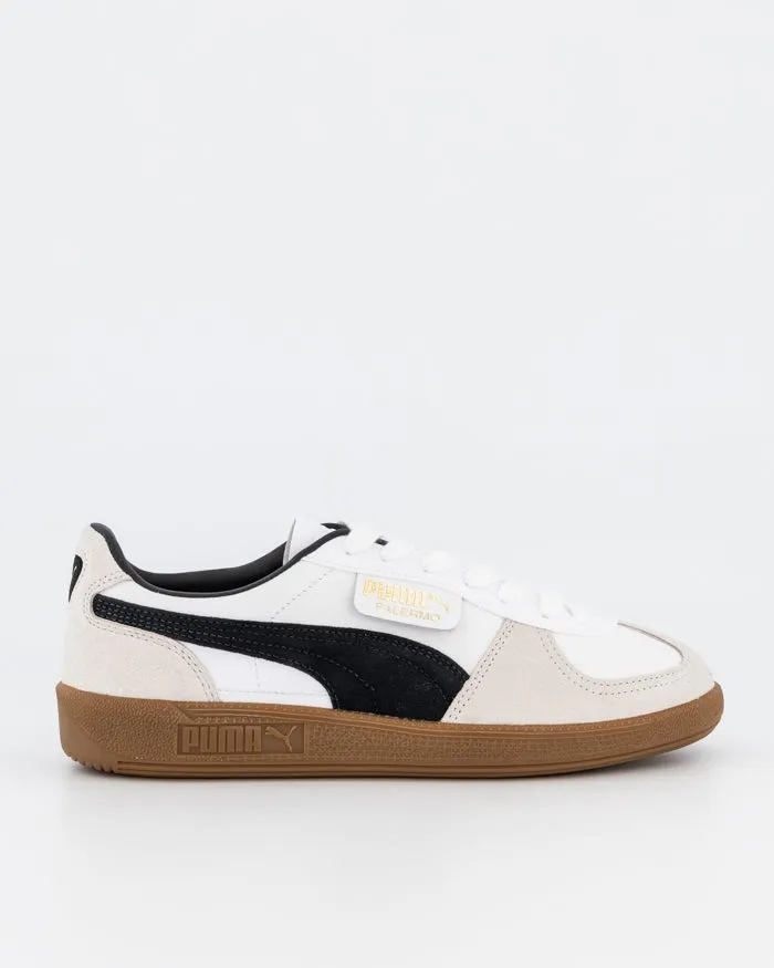 Puma Palermo Leather Sneaker - Puma White/Vapor Gray/Gum