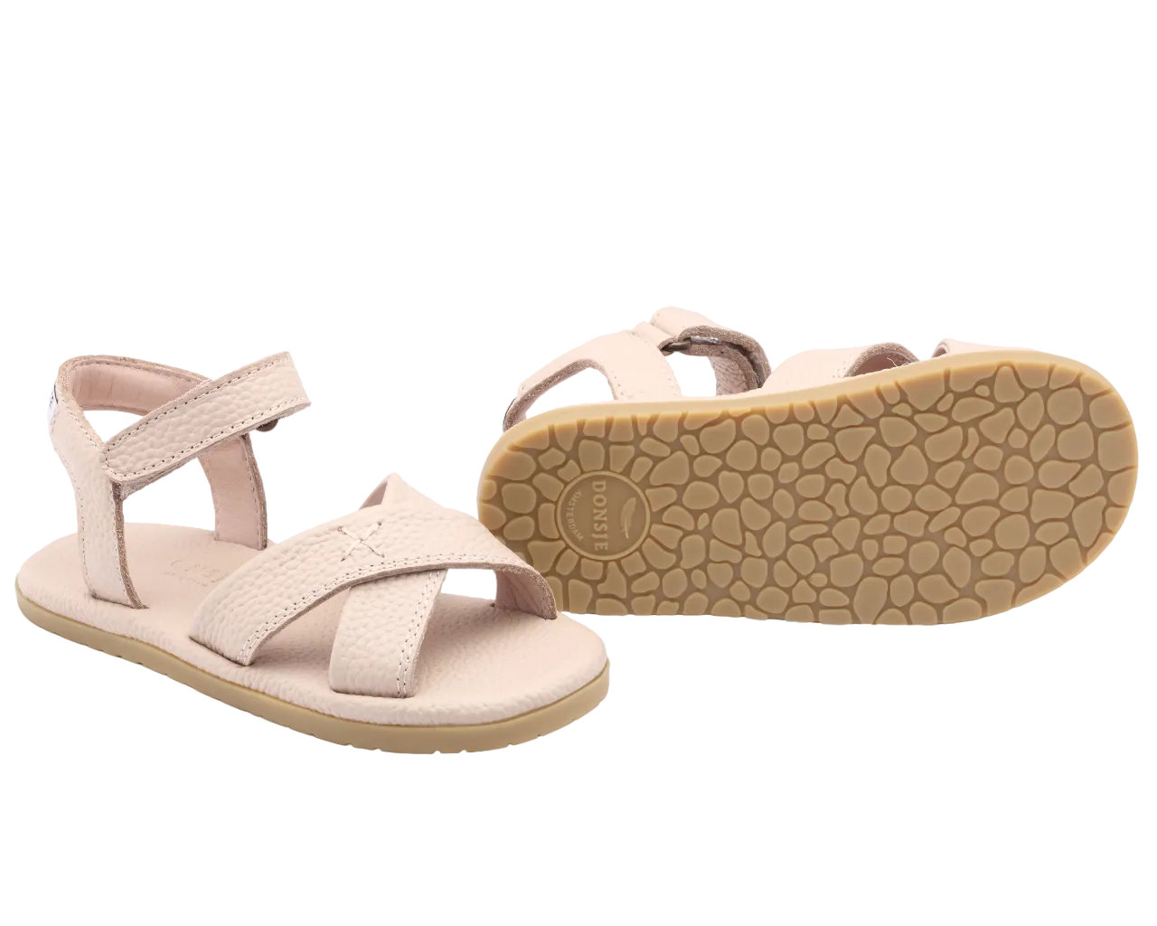 Qotis Sandals | Light Rose Leather