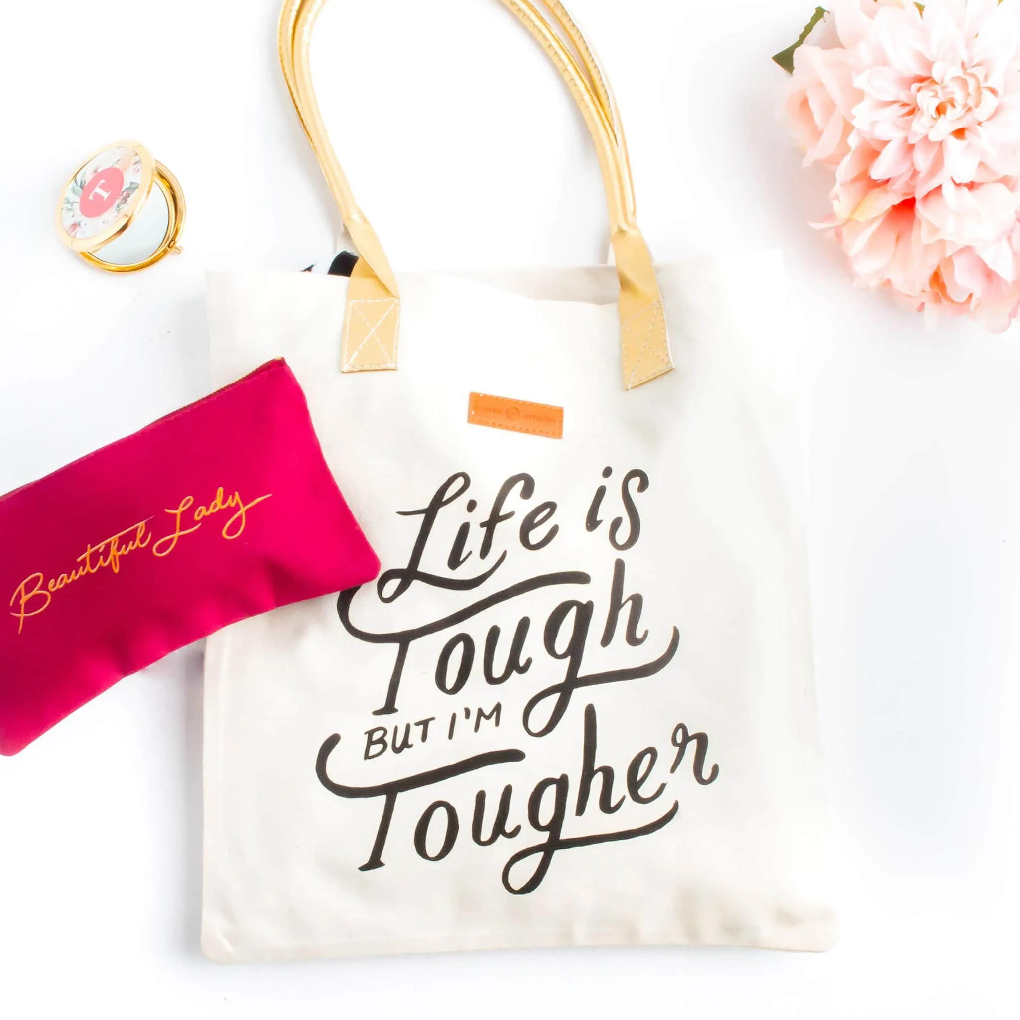 "Beautiful Lady" Cosmetic Bag
