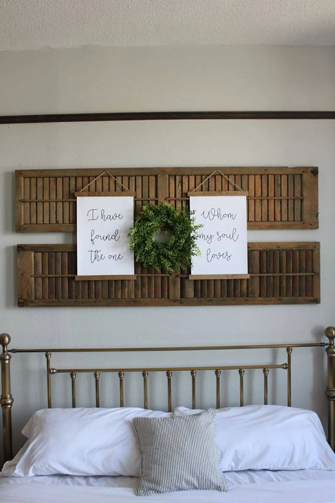 "I have found the one whom my soul loves " Set of 2 Canvas Posters