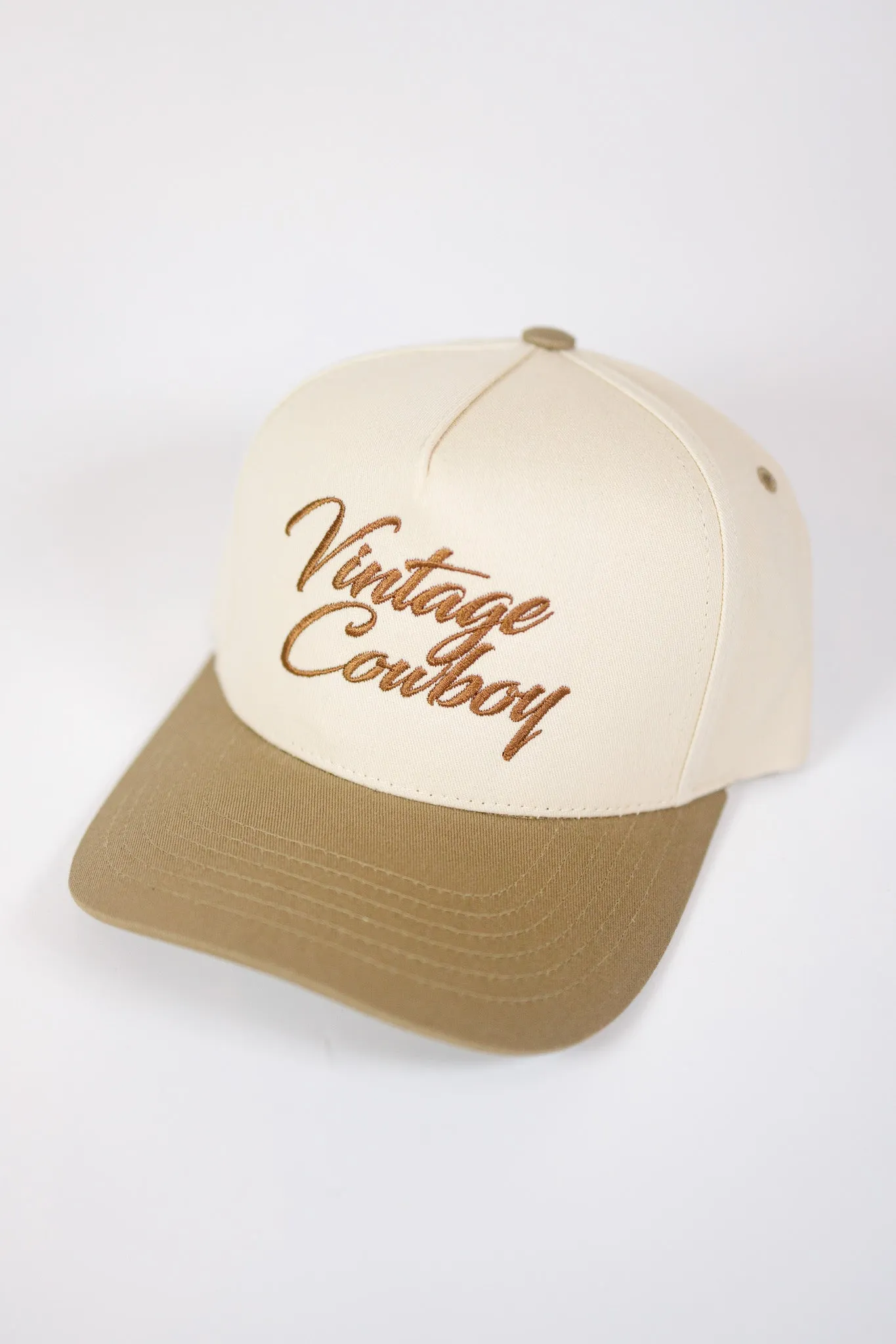 "Vintage Cowboy" Embroidered Hat, VARIOUS