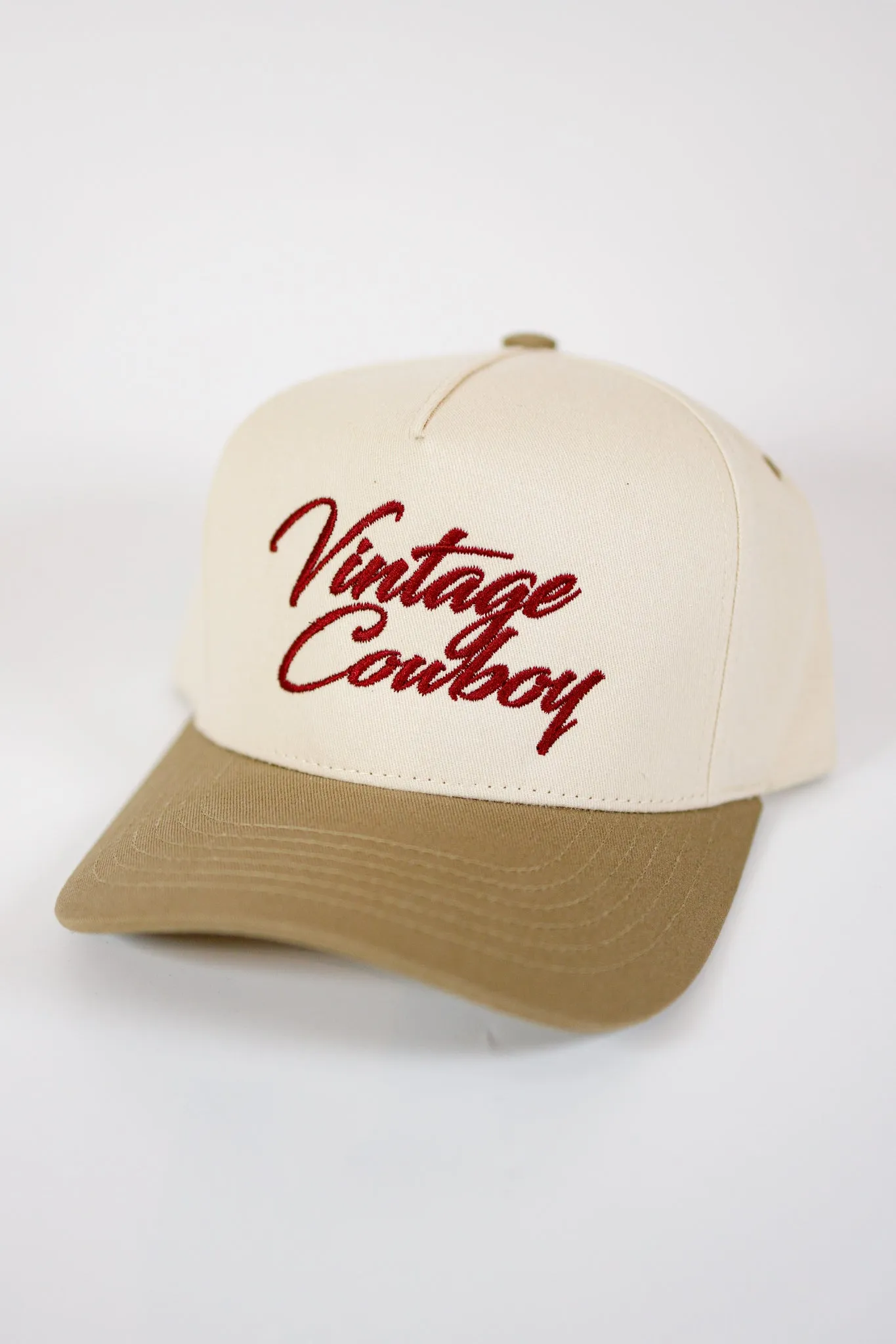 "Vintage Cowboy" Embroidered Hat, VARIOUS