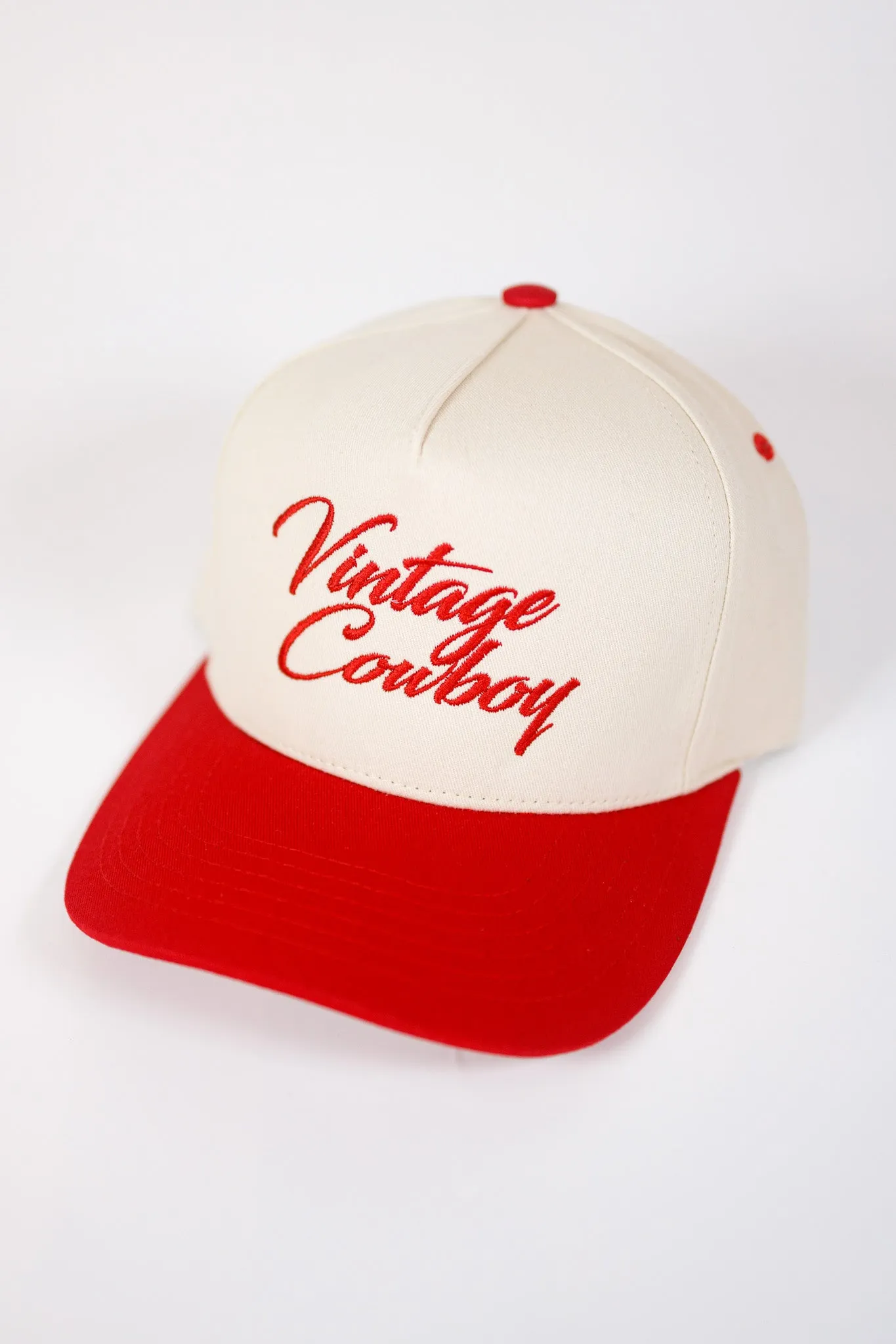 "Vintage Cowboy" Embroidered Hat, VARIOUS